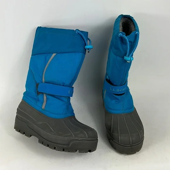 Bean Shoes Llbean Blue Grey Waterproof Classic Winter